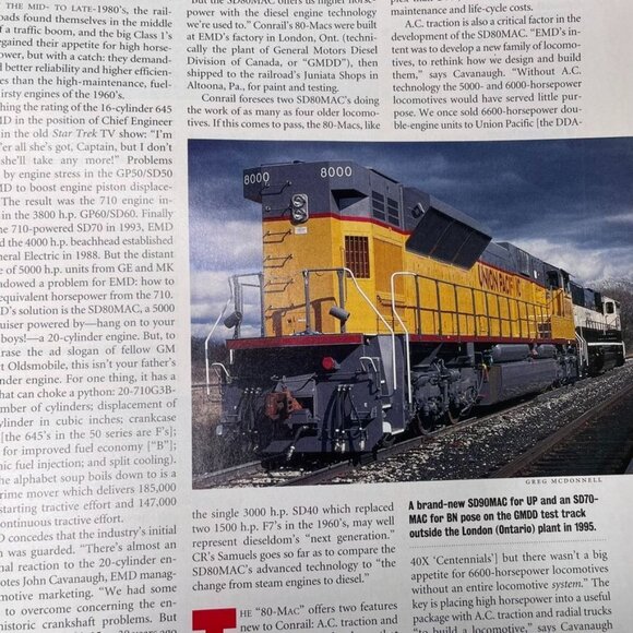 Trains Magazine of Railroading u September 1996 Vol 56 No 9 Short Lines and Mer - Picture 9 of 15